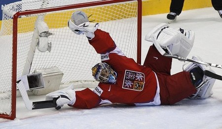 hokej Pavelec brankar