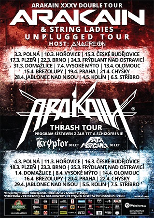 Tak to bude velká pecka – Arakain vystoupí s melodic-metalovou kapelou Anacreon!