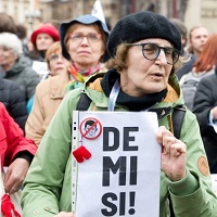 Pondělní podvečer v Praze a jiných obcích ve znamení demonstrací