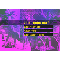 Rock Café ožije večírkem kapel The Atavists, Acid Row a The Wild Roots