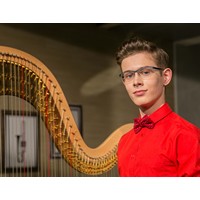Harfista Martin Sadílek je fenoménem současnosti
