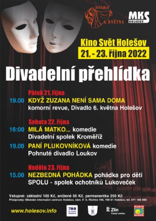holesov divadelni prehlidka plakat