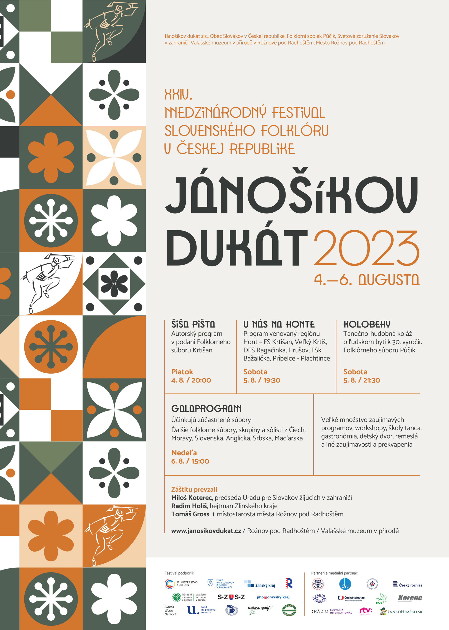 Jediný festival slovenské lidové kultury v ČR již po čtyřiadvacáté ve Valašském muzeu v přírodě v Rožnově p. R.
