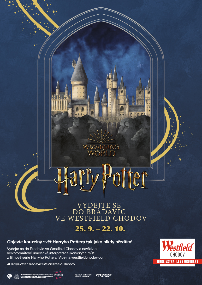 Vydejte se do Bradavic ve Westfield Chodov: Prozkoumejte umělecké interpretace ikonických míst z oblíbené filmové série