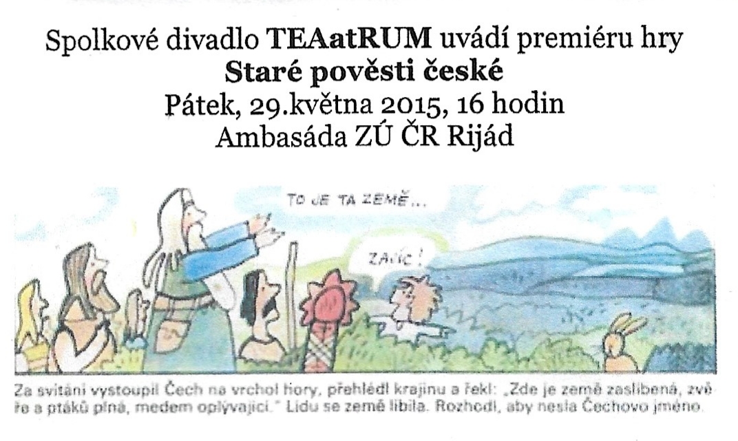 archiv Soňa Bulbeck - divadlo Rijad pozvánka