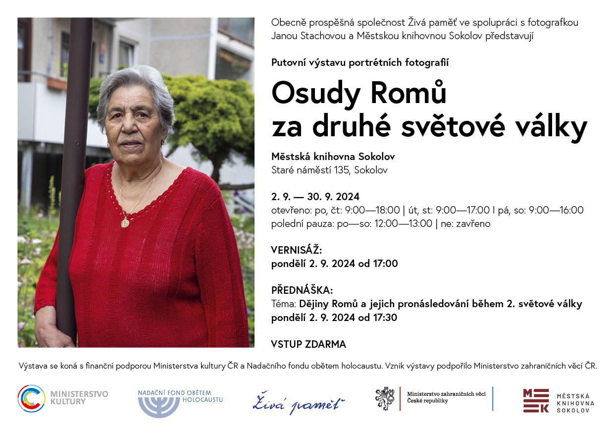Pozvánka výstava Osudy Romů Sokolov