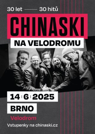 chinaski-brno plakat