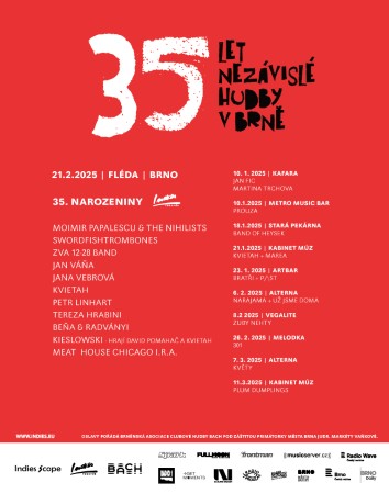 35 let nezavisle hudby plakat