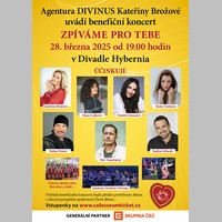 Kateřina Brožová a další umělci zazpívají v pražské Hybernii na pomoc nemocným dětem