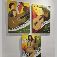 V olomoucké galerii Rubikon vystavuje talentovaná výtvarnice Věra Katka Tatarkovičová