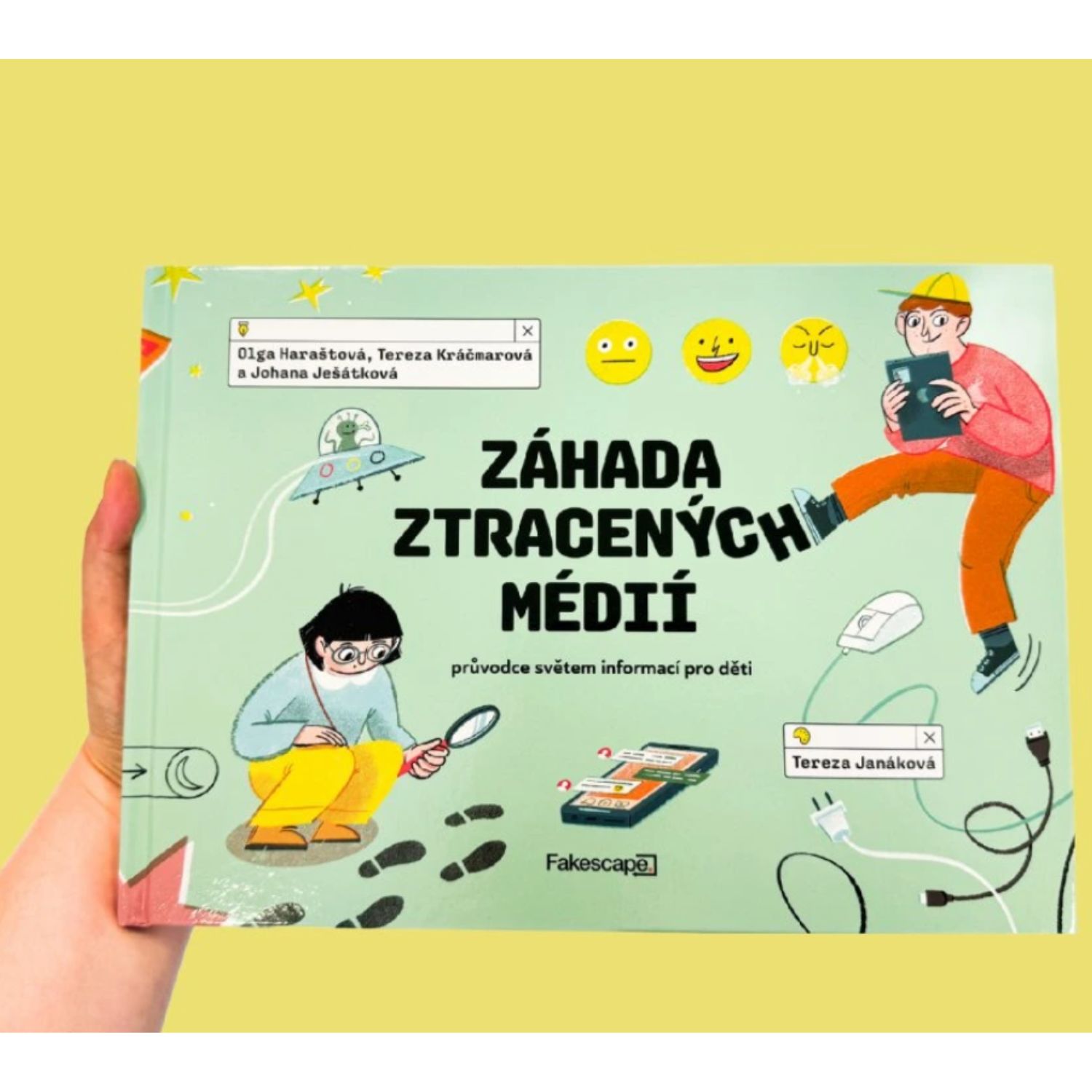 Záhada ztracených médií. Knížka o mediální gramotnosti pro děti