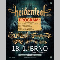Pohanské šílenství HEIDENFEST 2026 startuje v BRNĚ už tuto neděli